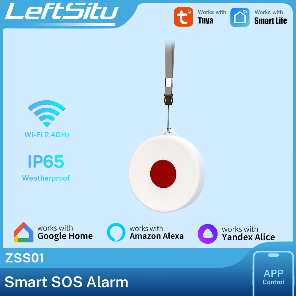 Tuya Smart - Inteligentny przycisk Tuya ZigBee IP65, bezprzewodowy